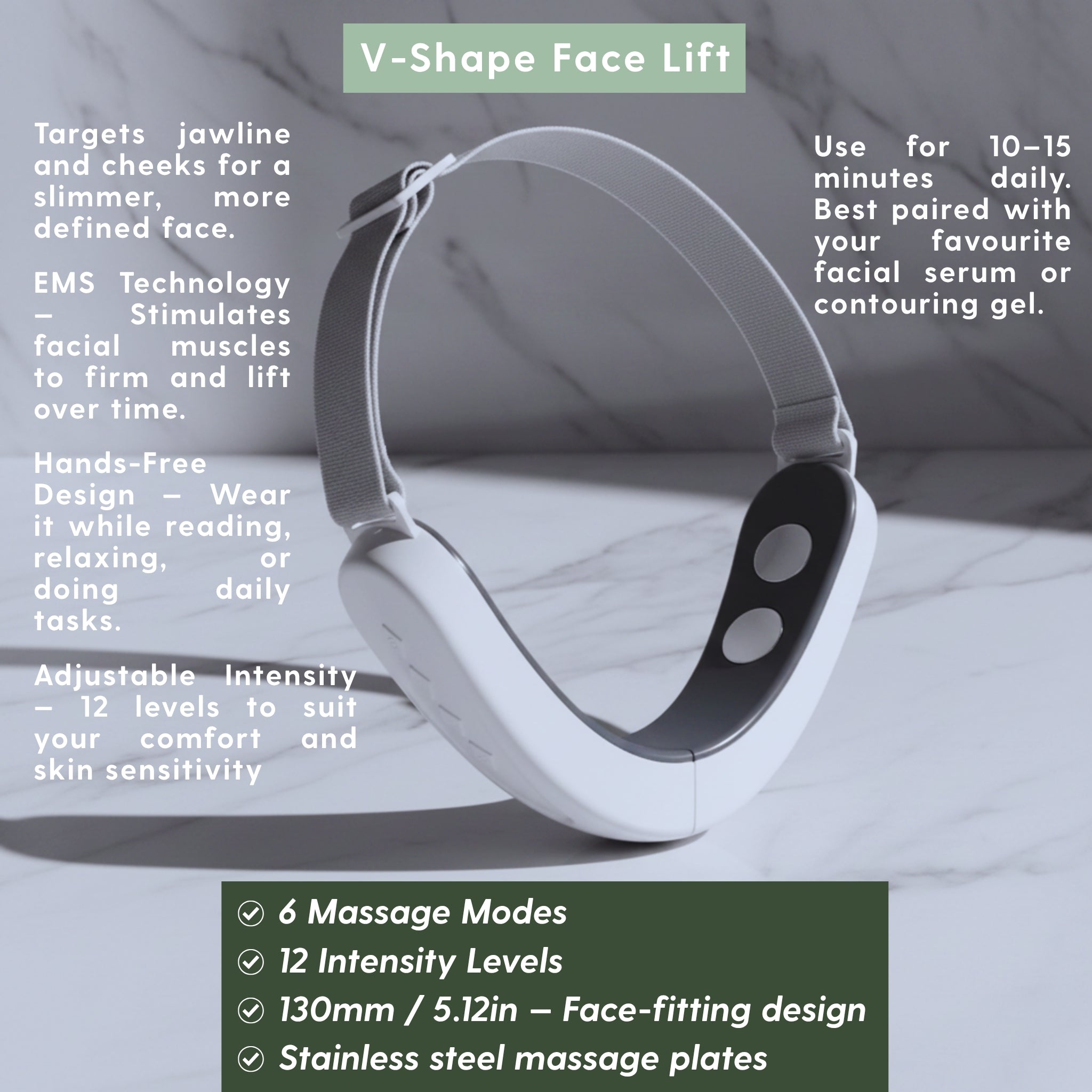 Véla Sculpt — Face Contour Band